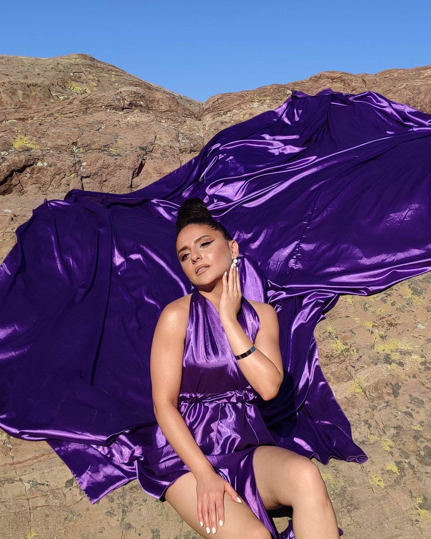 Diana Infiniti Dress, Purple | Maternity Photoshoot Dress