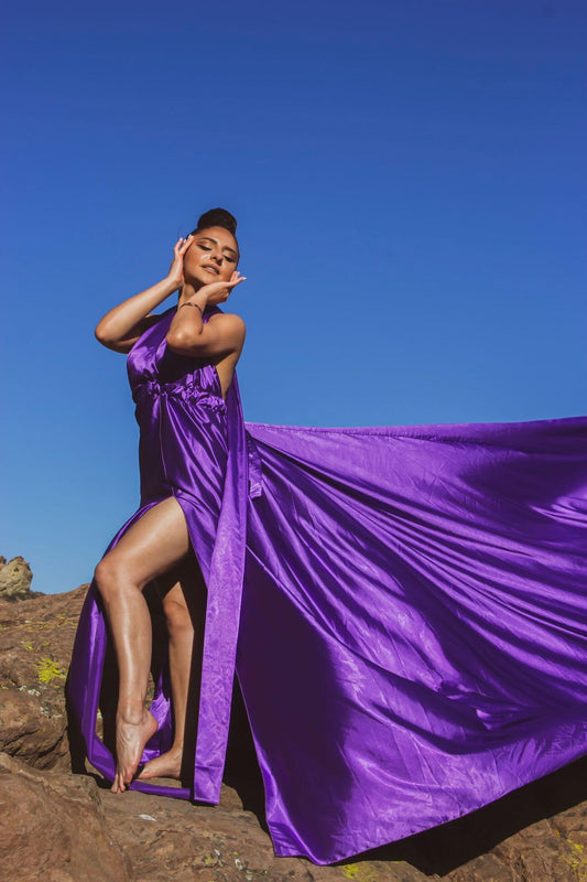 Diana Infiniti Dress, Purple | Maternity Photoshoot Dress